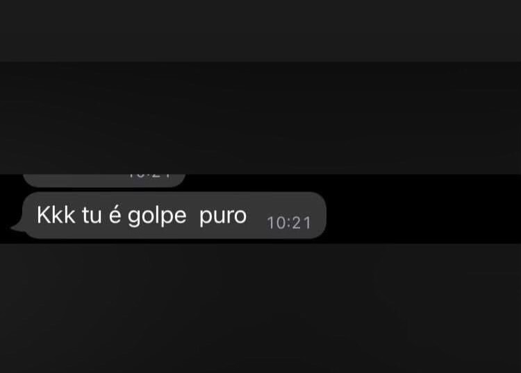 Captura de conversa com resposta bem-humorada